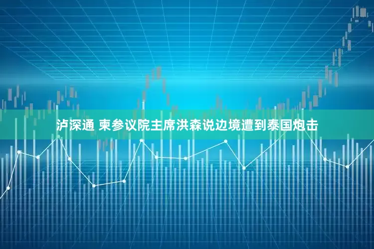 泸深通 柬参议院主席洪森说边境遭到泰国炮击